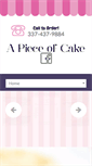 Mobile Screenshot of apieceofcake-lc.com